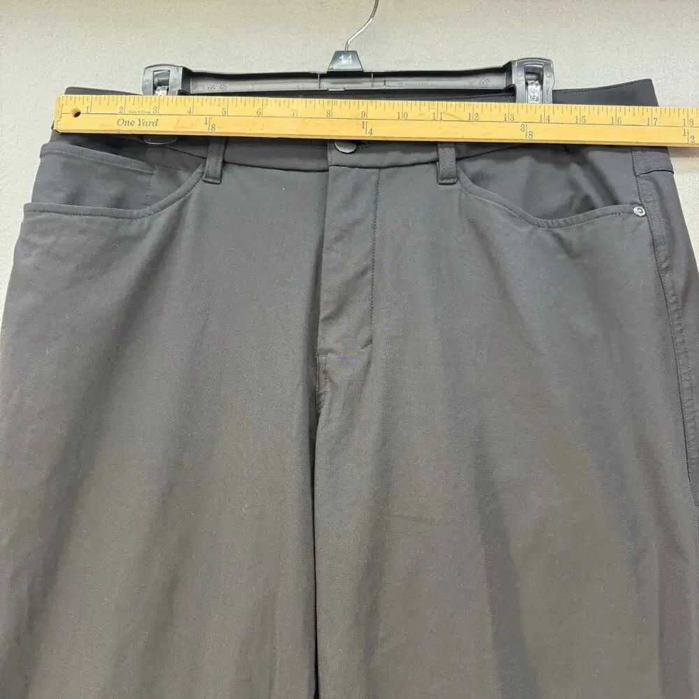 Lululemon Men's Pants 34 Black Athleisure Business Casual Preppy LMS5AXSS